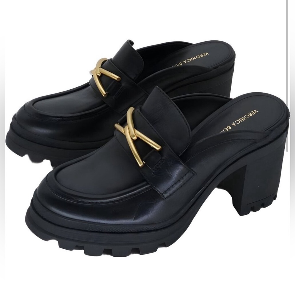 NWOT Veronica Beard Heeled Mules